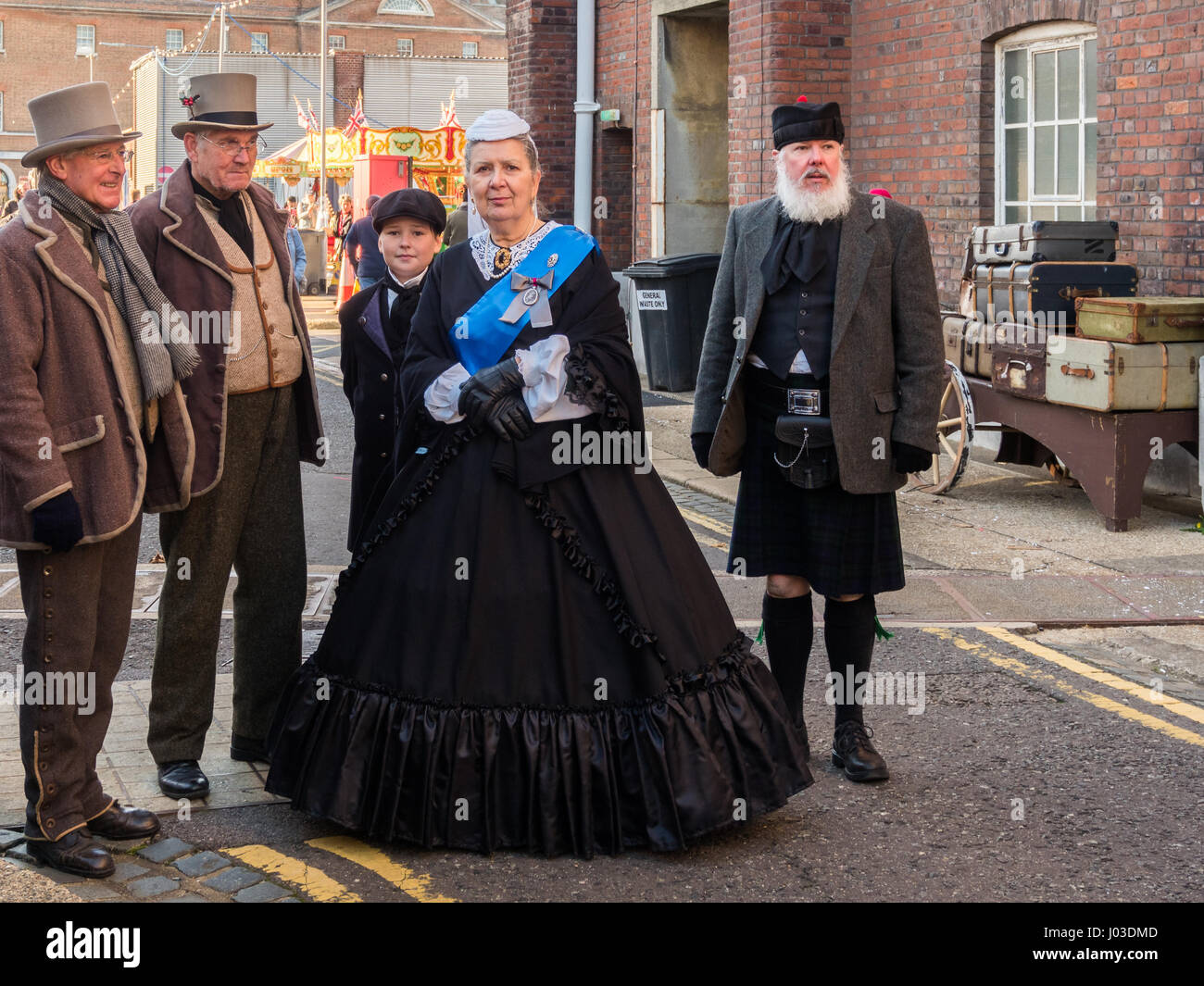 Portsmouth viktorianischen Festival von Weihnachten 2016 Stockfoto