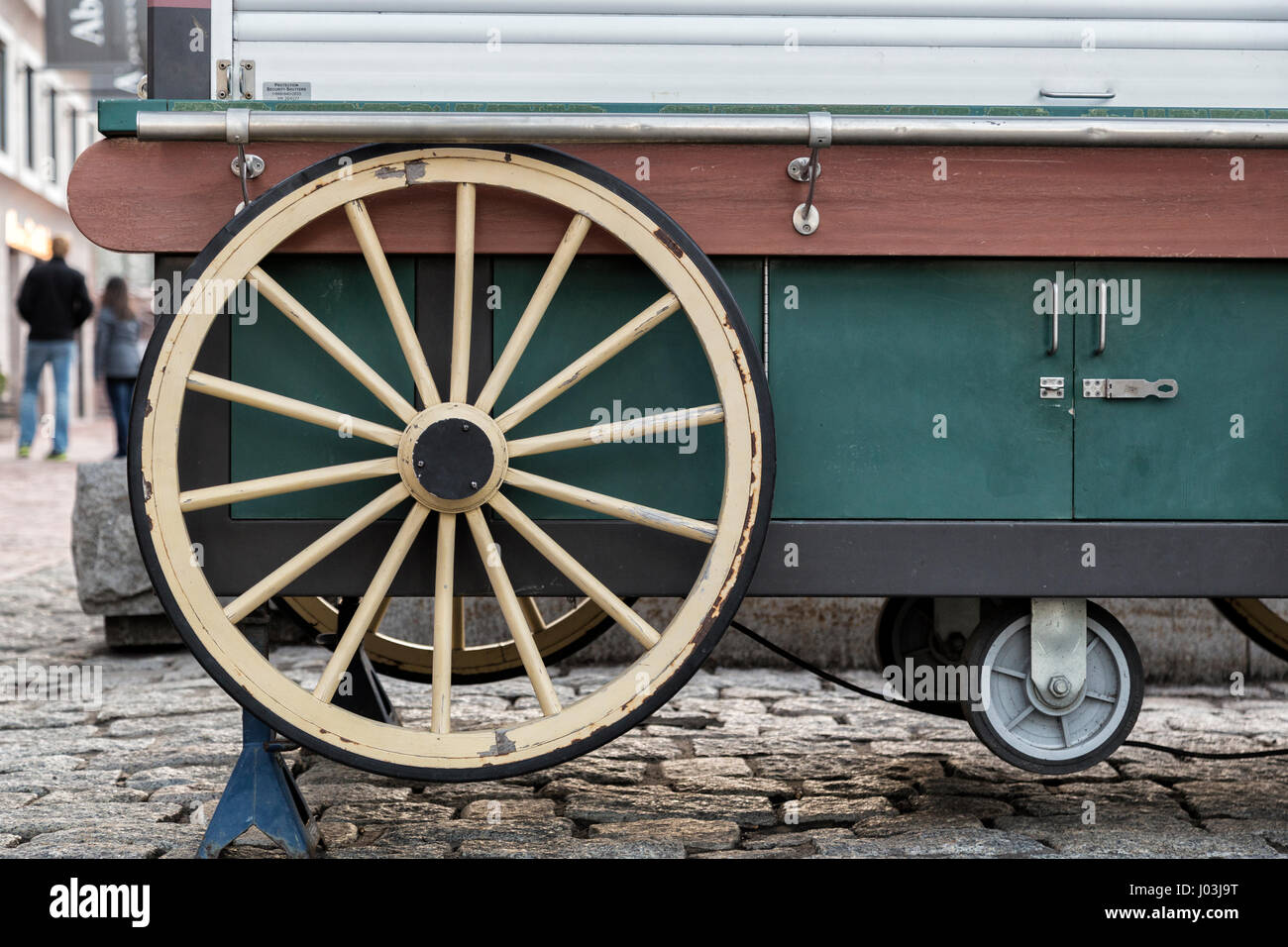 Das alte Rad Stockfotografie Alamy