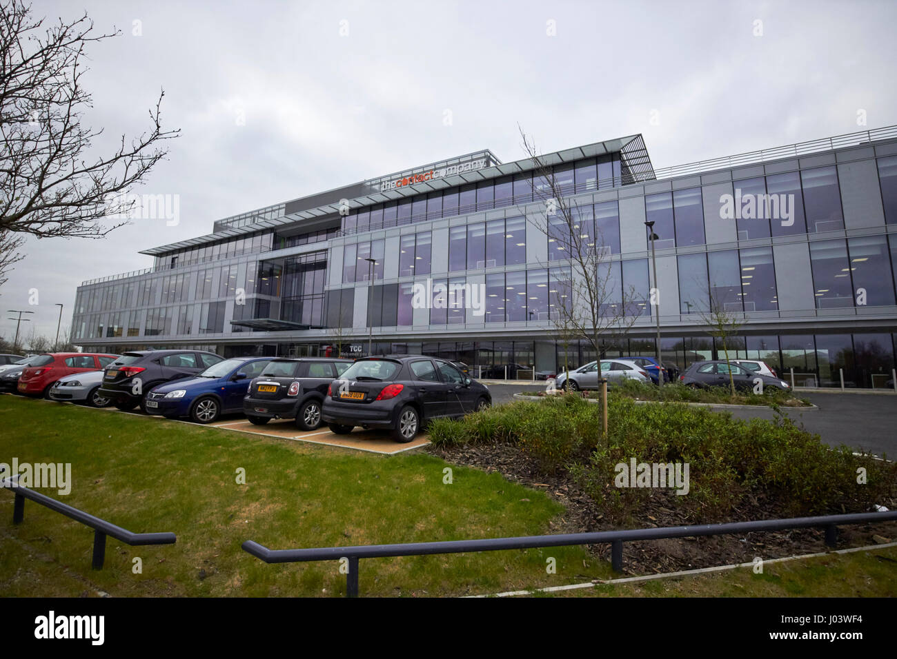 Kingsgate Callcenter Kontakt Unternehmen Gebäude Wirral Liverpool UK Stockfoto