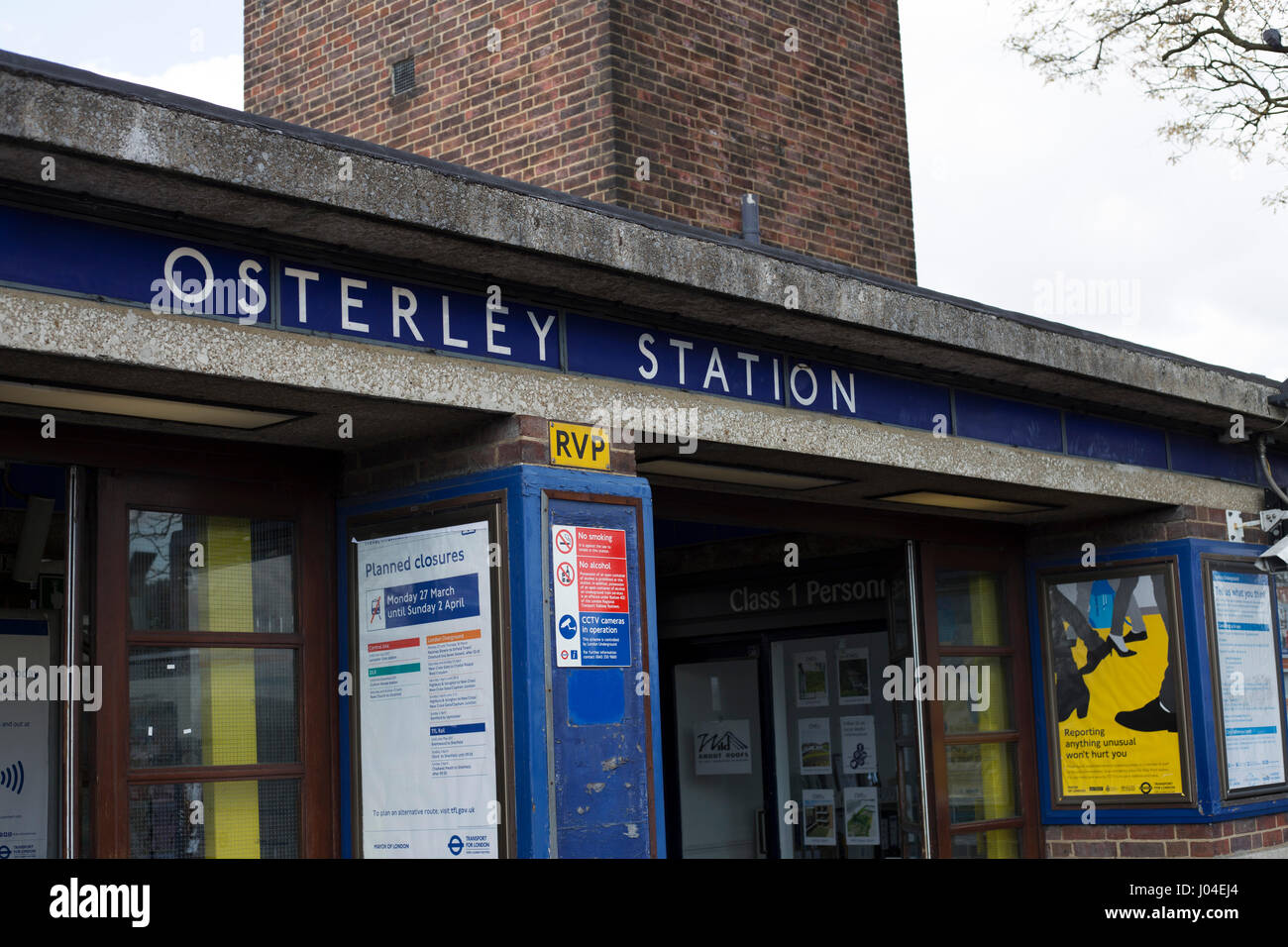 Osterley Station, London. Stockfoto