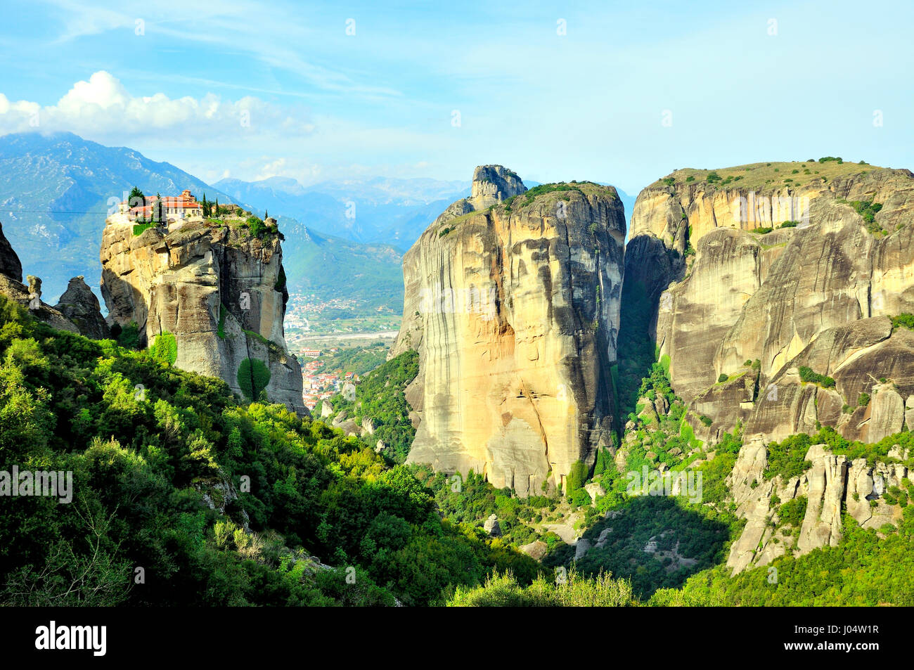 Meteora Klöster nördlich von Griechenland in der Region Thessalien Stockfoto