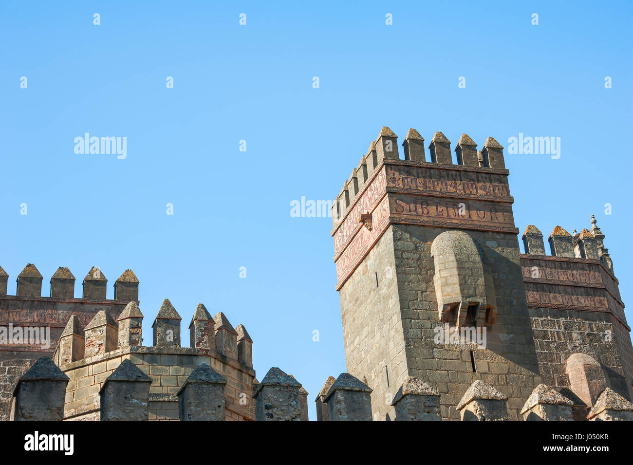 San Marcos Burg, Stadt El Puerto De Santa María, Provinz Cádiz, Spanien Stockfoto