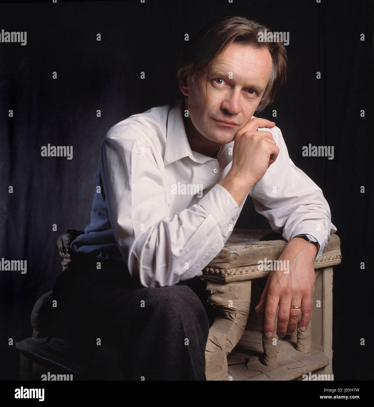 Porträt von Andrzej Seweryn (Schauspieler) 15.11.1991 © Philippe MATSAS Stockfoto