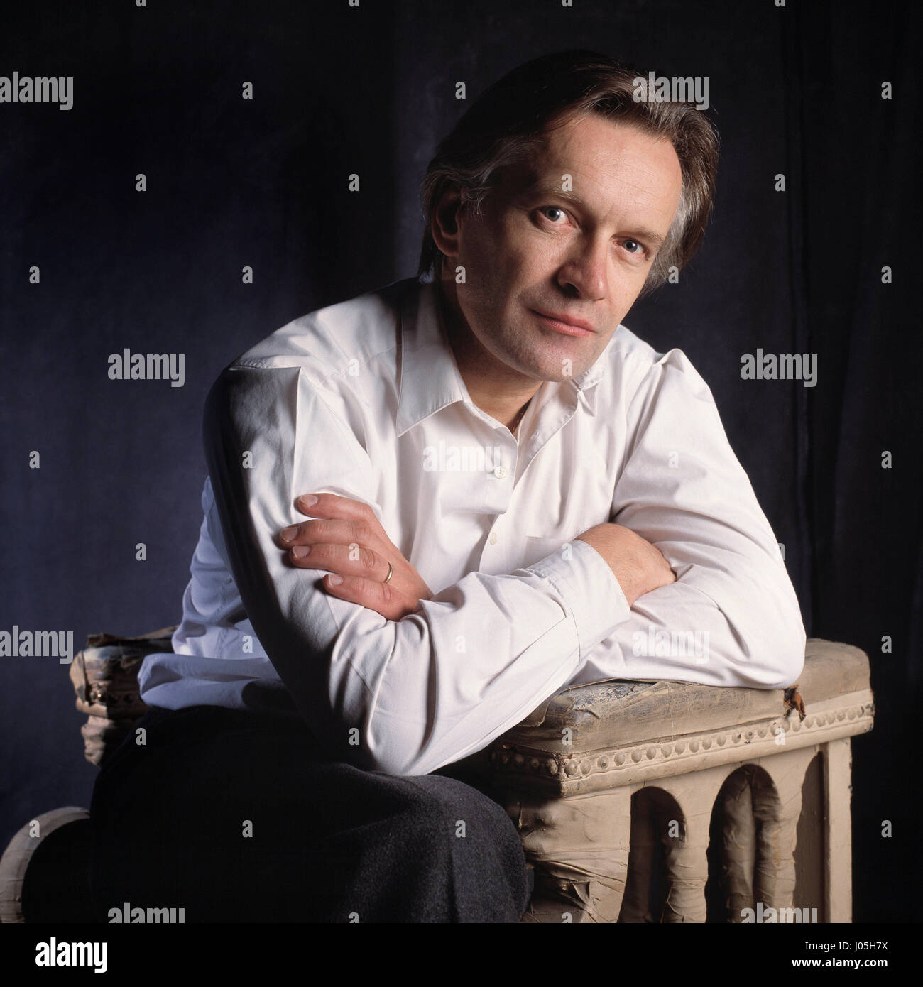 Porträt von Andrzej Seweryn (Schauspieler) 15.11.1991 © Philippe MATSAS Stockfoto