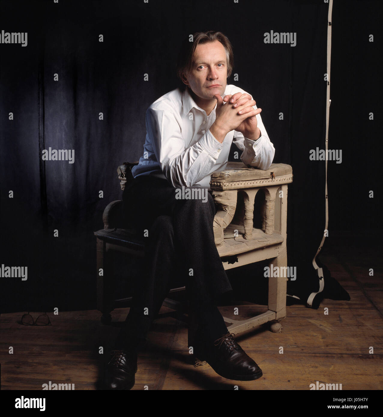 Porträt von Andrzej Seweryn (Schauspieler) 15.11.1991 © Philippe MATSAS Stockfoto