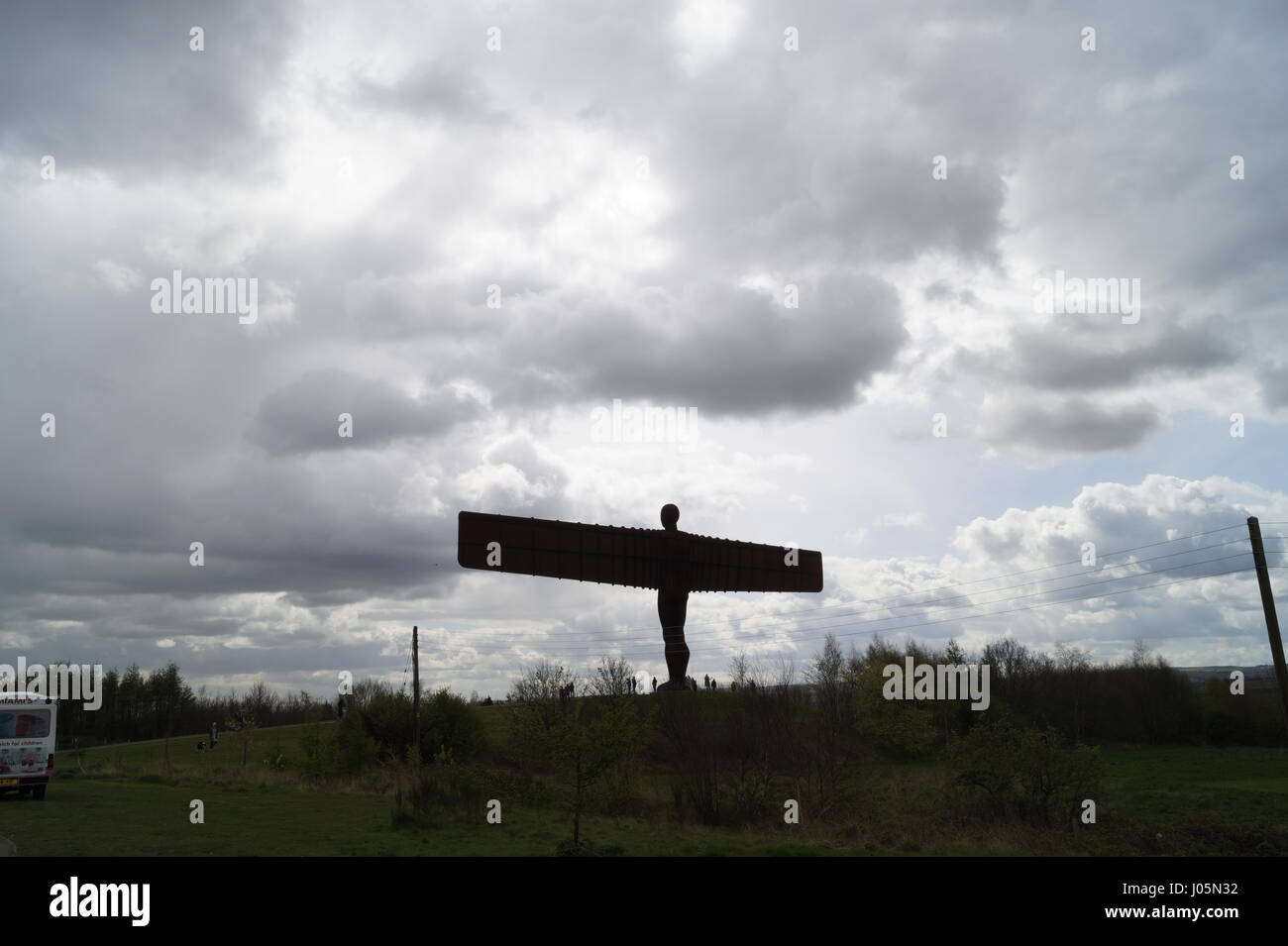 Engel des Nordens Stockfoto
