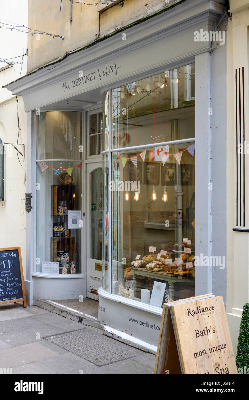 Bertinet Bäckerei in Bad neue Bond St Platz Stockfoto