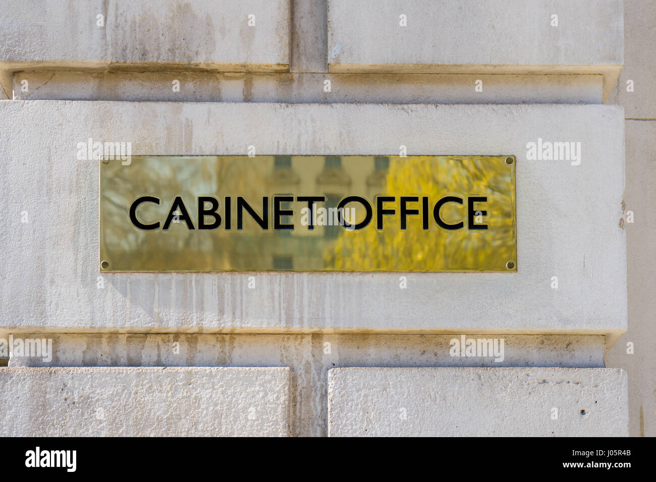 Cabinet Office, liegt bei 70 Whitehall, London, ist eine Abteilung der Regierung des Vereinigten Königreichs für den Unterhalt der Prime-Min Stockfoto