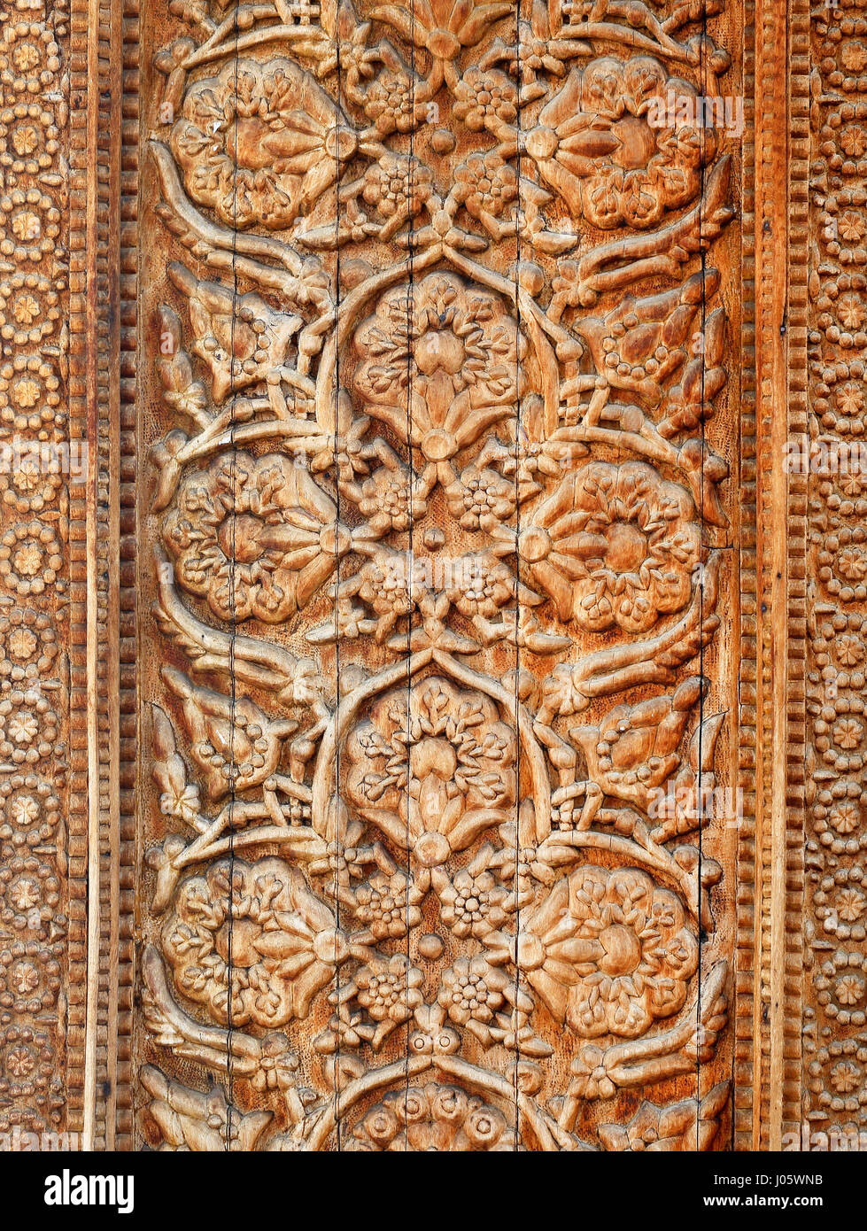 Schönes Holz Muster ornament Stockfoto