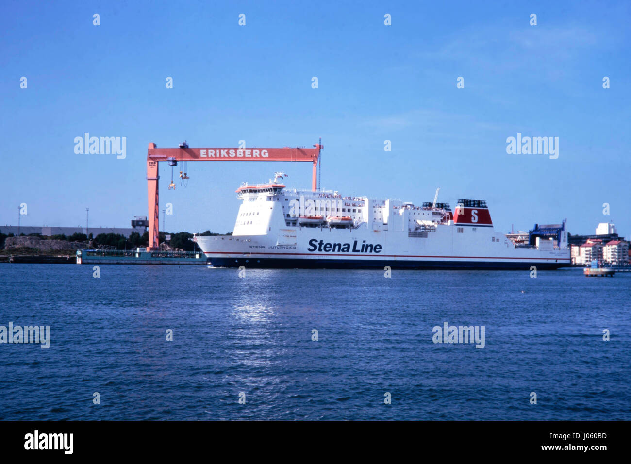 Das Schiff im Göta Alv Fluss, Göteborg, Schweden Stockfoto