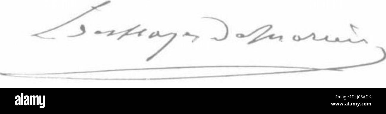 Die Signatur von Emile de Marcère, einem französischen Künstler, der für seine Werke im späten 19. Und frühen 20. Jahrhundert bekannt ist, ist ein wertvoller Aspekt seines Kunstwerkes. Sein Stil, der von Landschaftsmalerei bis hin zu figurativer Malerei reichte, spiegelt sich in seiner unverwechselbaren Signatur wider und verleiht seinen Werken Authentizität. Stockfoto