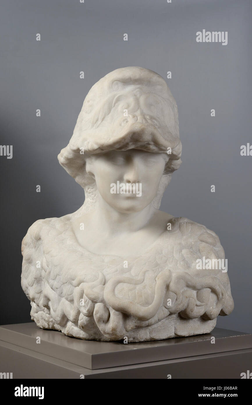 Tête d'Athéna Ou Pallas au Casque - Auguste Rodin (B 763) Stockfoto
