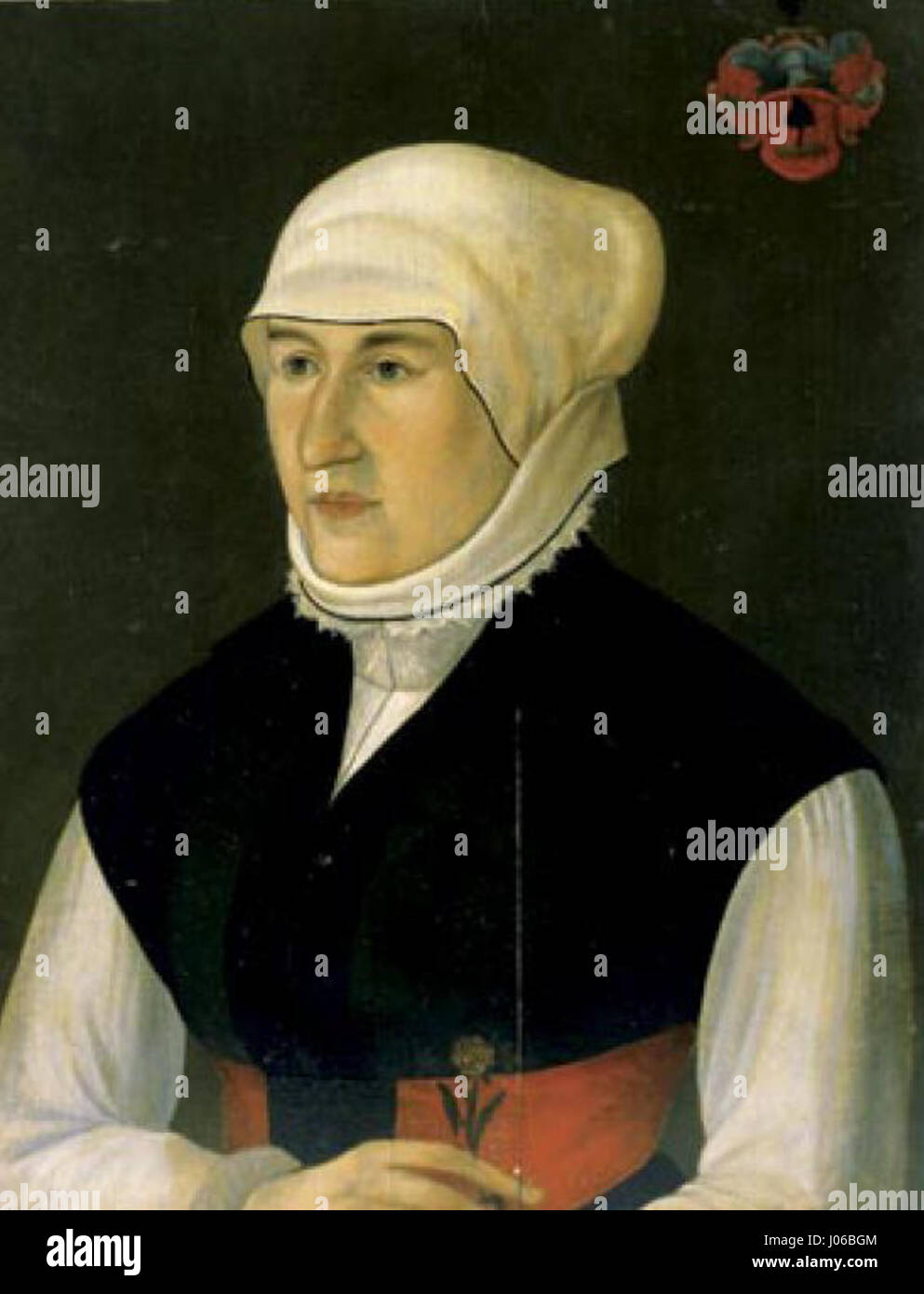 Unbekannte Zsuzsanna Lórántffy 17. c. Stockfoto