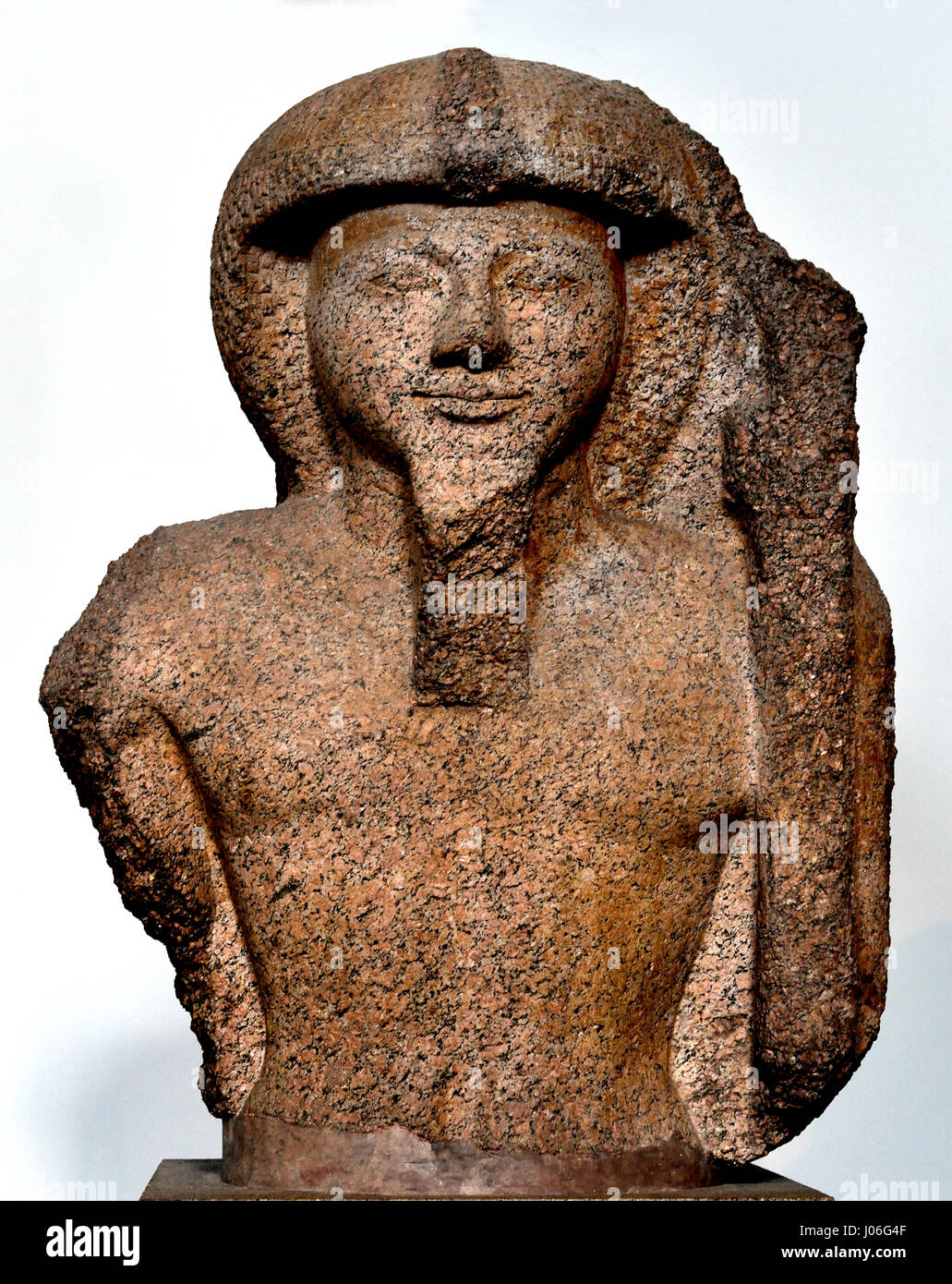 Kopf von Ramses 2 Ramses II 19. Dynastie v. Chr. Theben Ägypten ägyptische (Bubastis (Tell Basta Tempel ursprünglich von Pitamesse) Stockfoto
