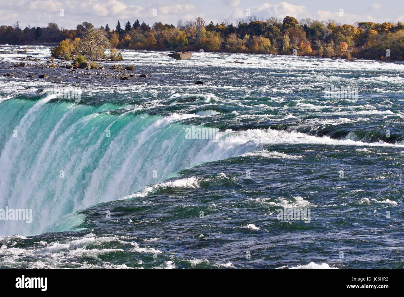 Schöner Hintergrund mit Niagara Wasserfall Stockfoto