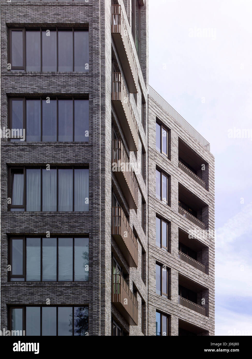Höhe studieren. 55 Victoria Street, London, Vereinigtes Königreich. Architekt: Steif+Trevillion Architekten, 2016. Stockfoto