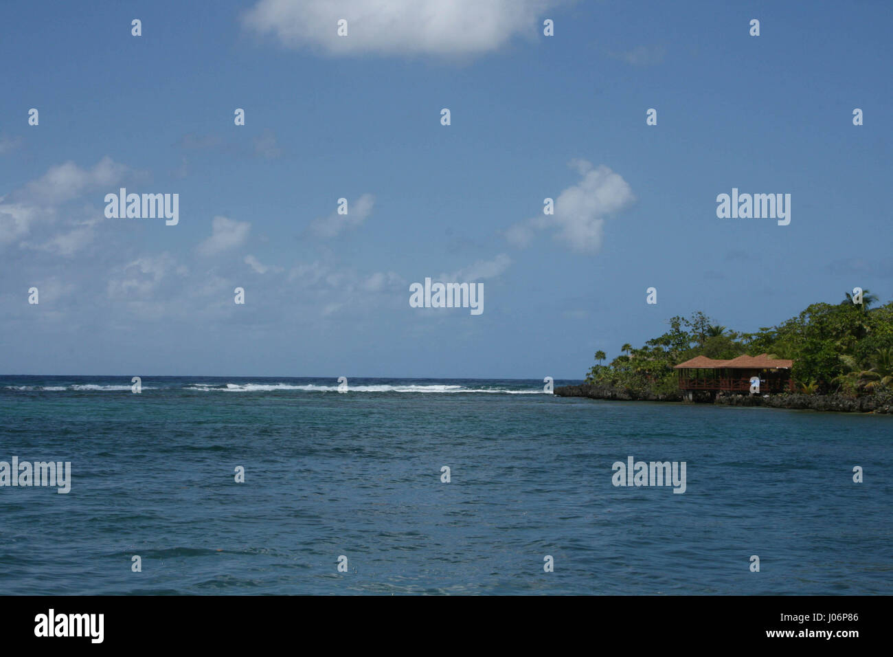 Rotan Honduras Cove Stockfoto