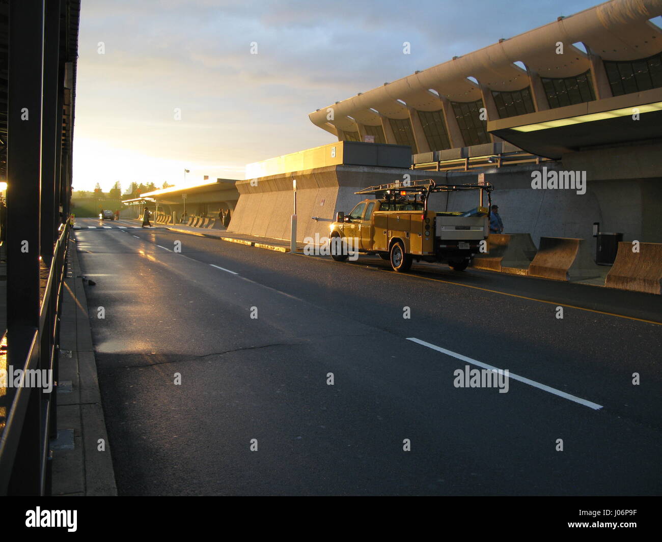 Sunrise, Dulles Airport, Washington DC Stockfoto