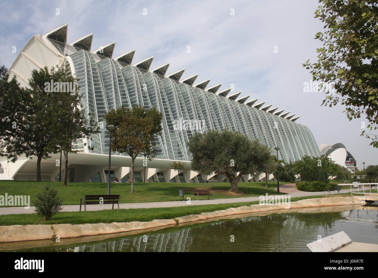 Museo de las Ciencias Príncipe Felipe, Stadt der Künste und Wissenschaften, Valencia, Spanien Stockfoto Museo de las Ciencias Príncipe Felipe, Stadt der Künste und Wissenschaften, Valencia, Spanien Stockfoto