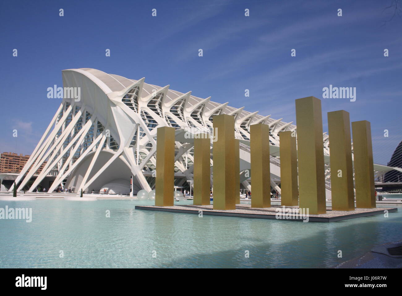 Museo de las Ciencias Príncipe Felipe, Stadt der Künste und Wissenschaften, Valencia, Spanien Stockfoto Museo de las Ciencias Príncipe Felipe, Stadt der Künste und Wissenschaften, Valencia, Spanien Stockfoto