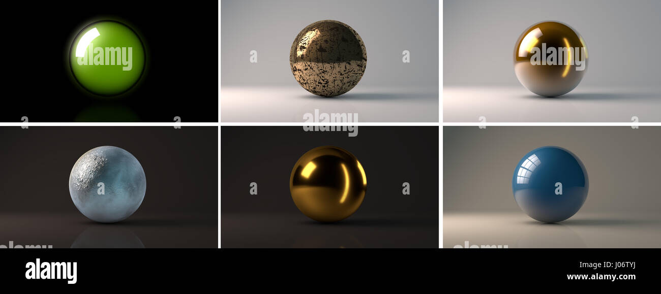 reflektierte Glaskugeln und Highlightsinside ein 3d Rendering background.blue pearl.gradients, Effekte. Abstrakte Textur für Ihr Design und business Stockfoto