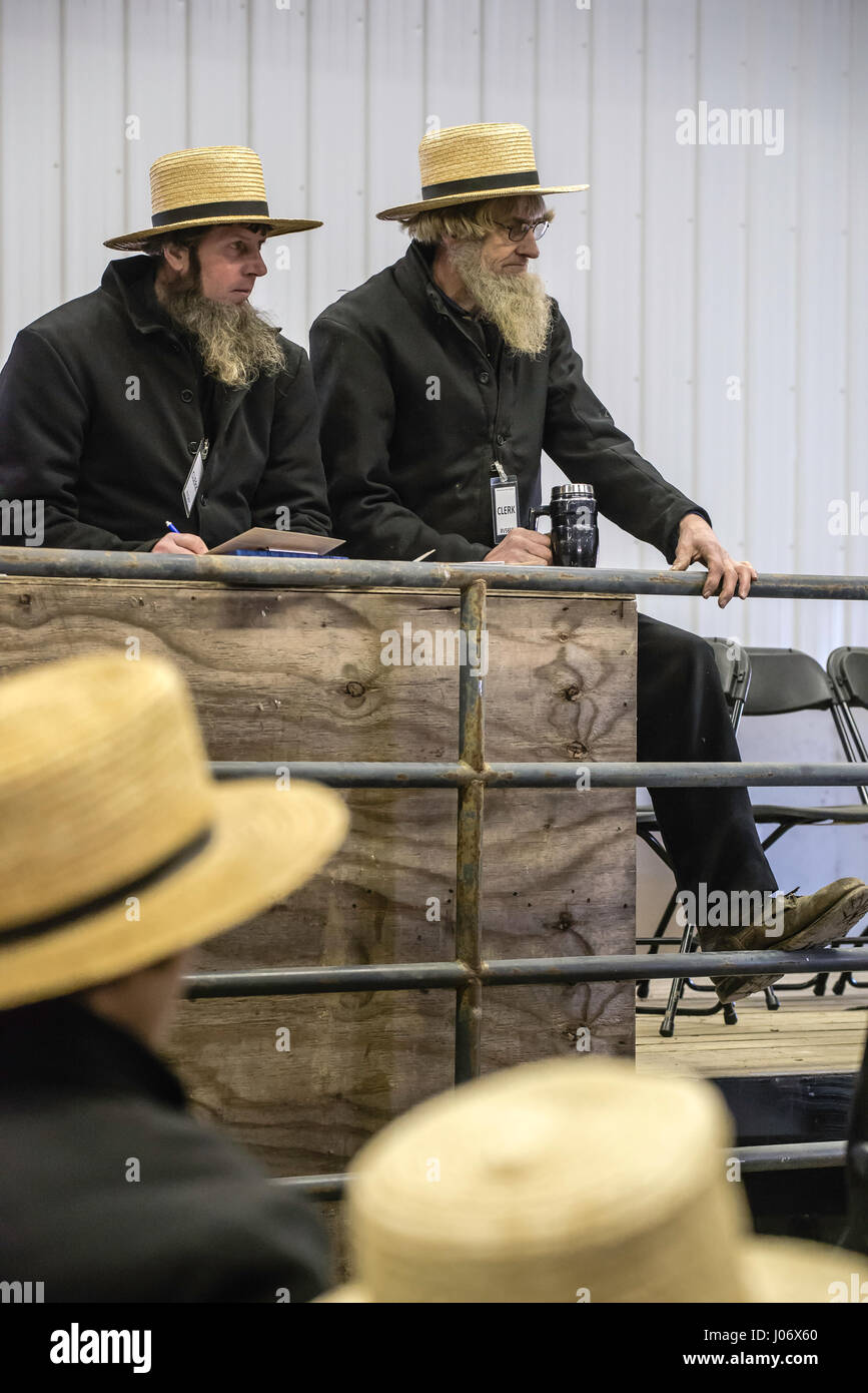 Lancaster county, PA jährliche Feuer Firma Schlamm Verkauf und Auktion nutzen. PA-Schlamm-SaleMud-Vertrieb, genannt für den Zustand des Bodens Auftauen Stockfoto