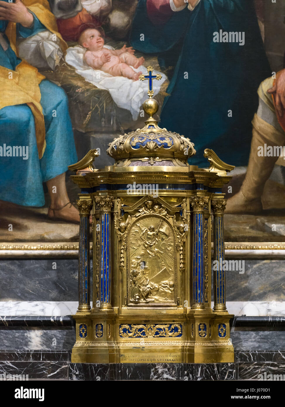 Altar der Kathedrale von Siena, Siena, Toskana, Italien Stockfoto