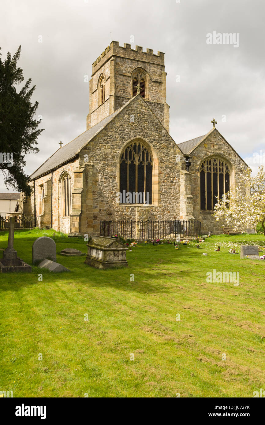 Saint Mary's Parish Church ein Grad I Gebäude aus der normannischen Eroberung Teil der offenen Kirche Netzwerk zurückgehen Stockfoto