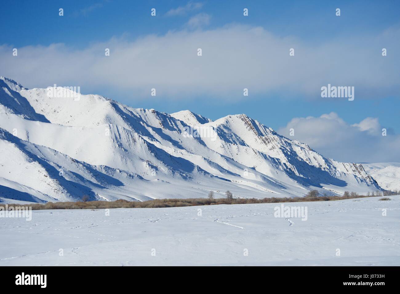 Malerische Landschaft der Mongolei Stockfoto