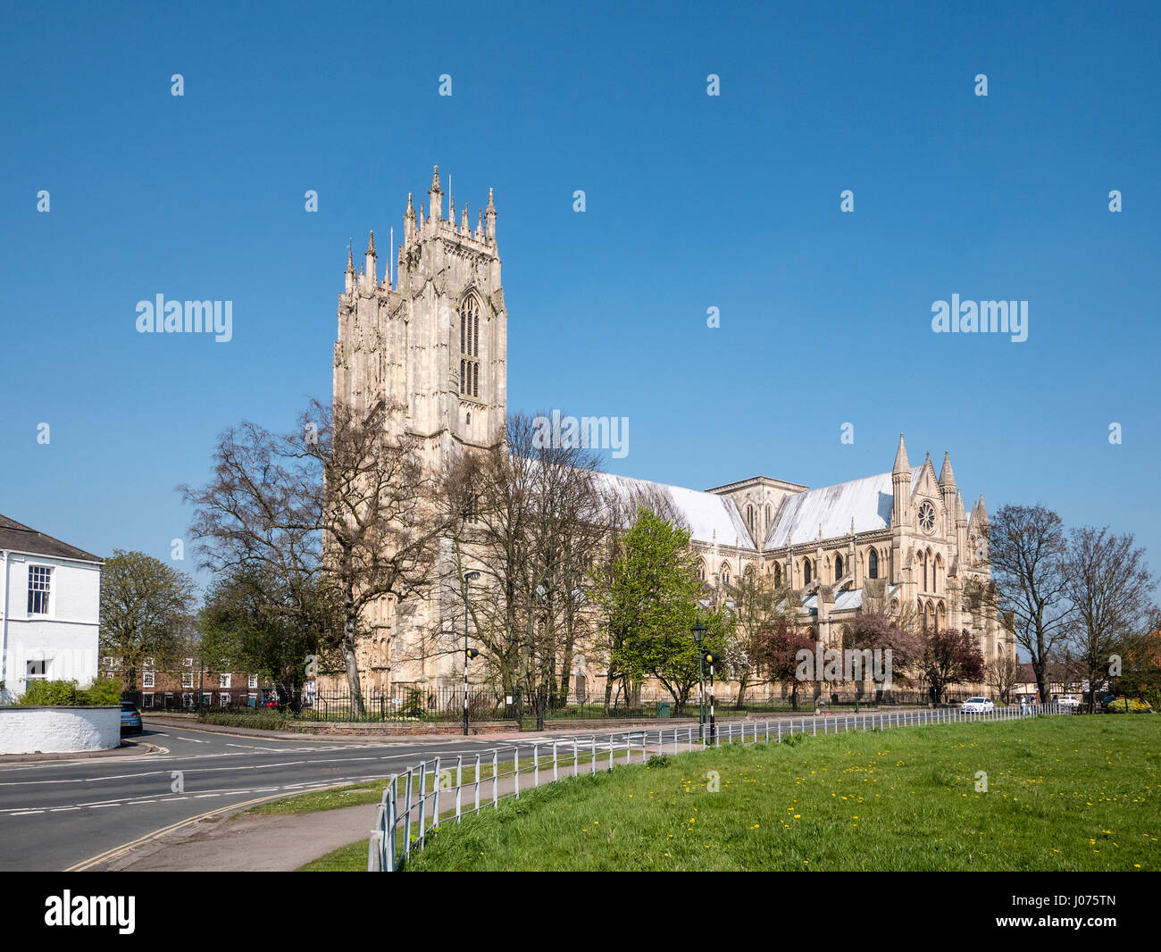 Beverley Minster East Yorkshire UK große Church Of England Pfarrkirche von 1220 in frühen englischen und senkrecht Stile. Stockfoto