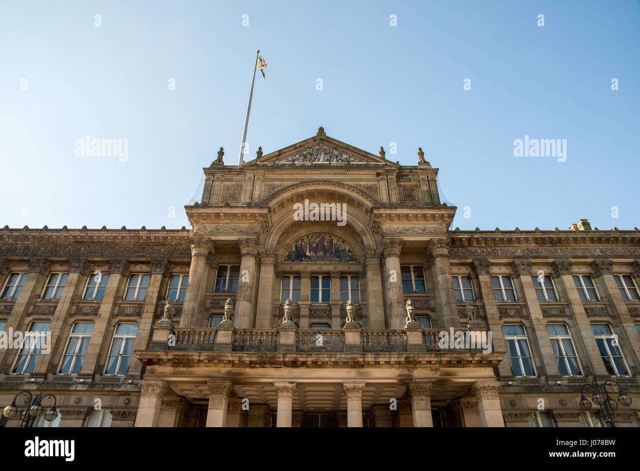 Architektur, Birmingham, Gebäude außen, Städte, Rathäuser, City-Lage, civic, Farbbild, Rathaus, Tag, England, Europa, Außenbereich, fo Stockfoto