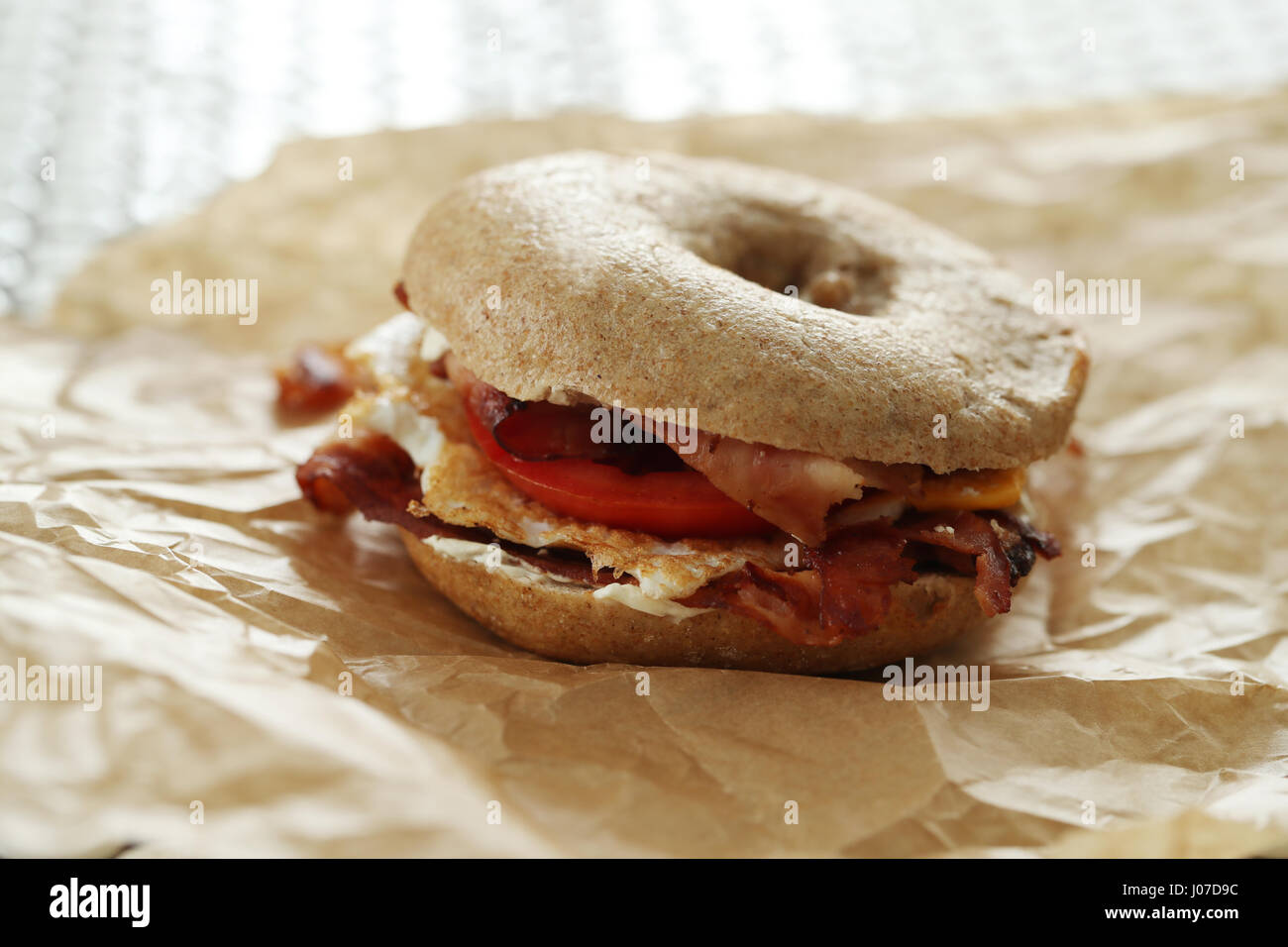 Bagel sandwich Stockfoto