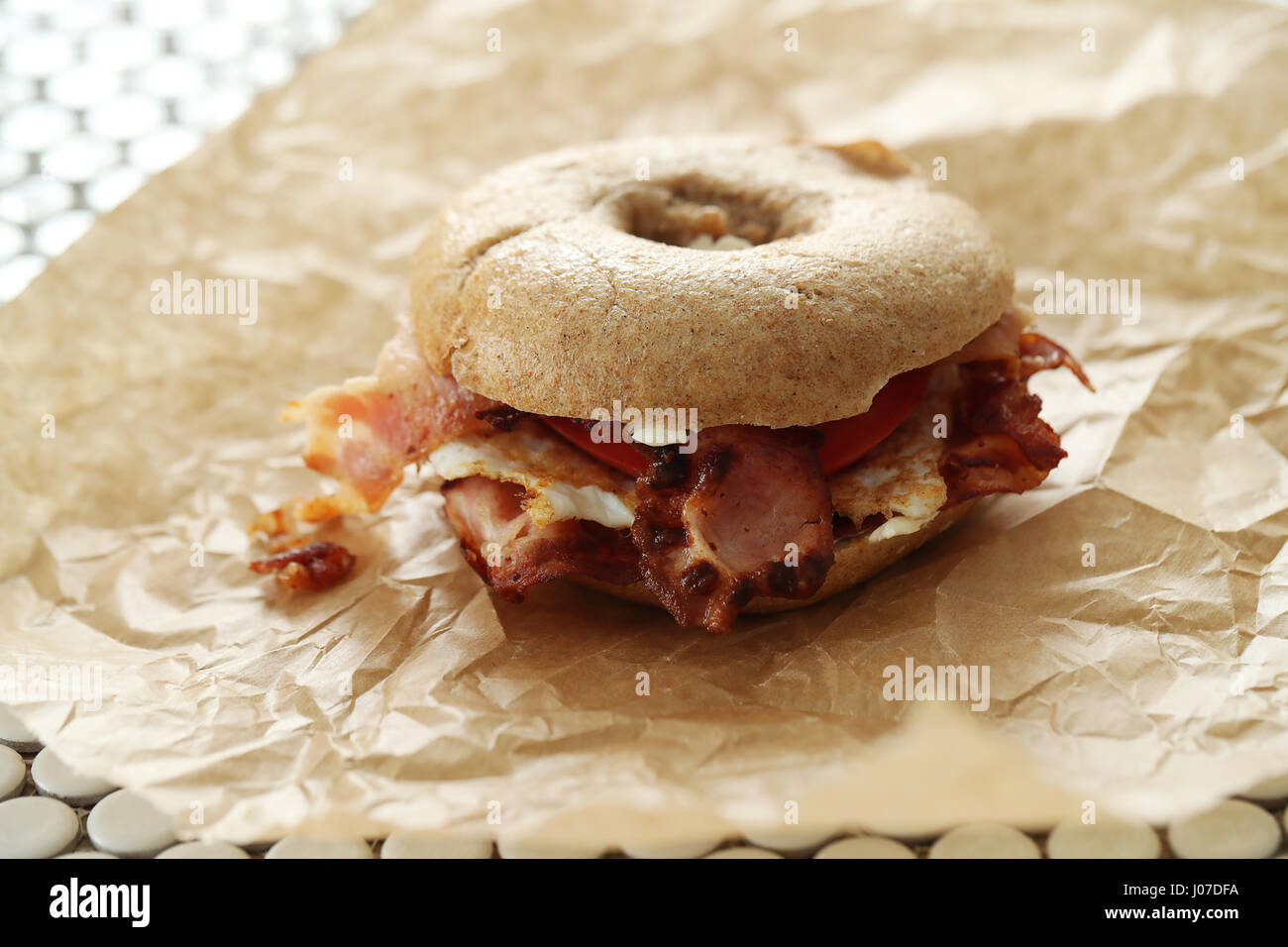 Bagel sandwich Stockfoto