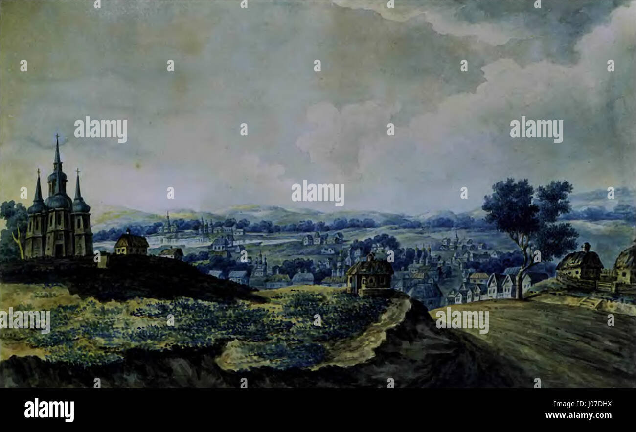 „Санжары“ (Sanjary) ist ein detailgetreues Gemälde, das das Leben und die Kämpfe des ukrainischen Volkes widerspiegelt. Sie beleuchtet ländliche Landschaften und alltägliche Momente in der ukrainischen Gesellschaft, wobei oft der Schwerpunkt auf familiären Beziehungen und dem gemeinschaftlichen Leben liegt. Stockfoto