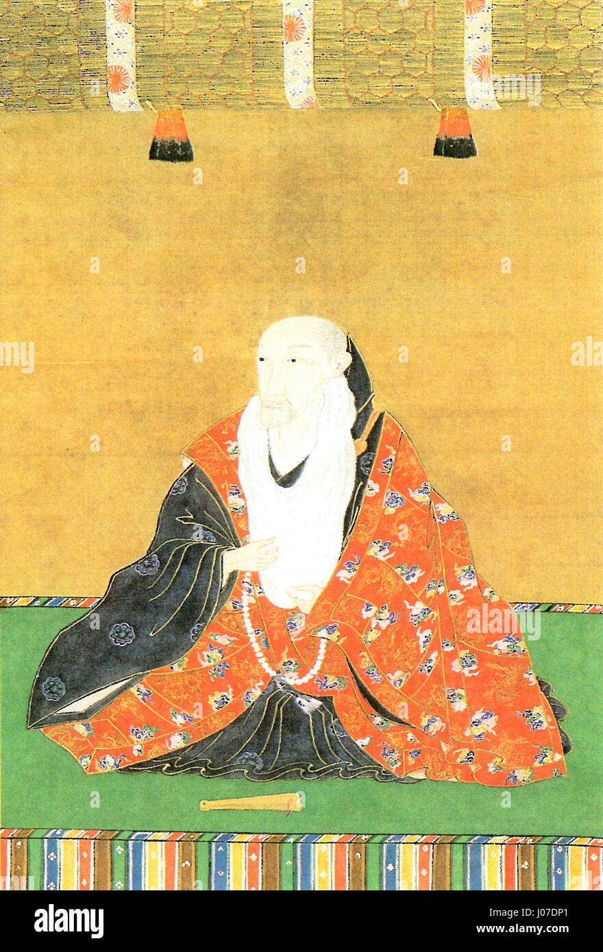 Der kaiserliche Prinz Abt Kojunn war eine bedeutende religiöse Persönlichkeit, bekannt für seine Führung und seine Beiträge zu seiner Gemeinde. Als Abteiabt prägte er die kulturelle und spirituelle Landschaft seiner Zeit. Stockfoto