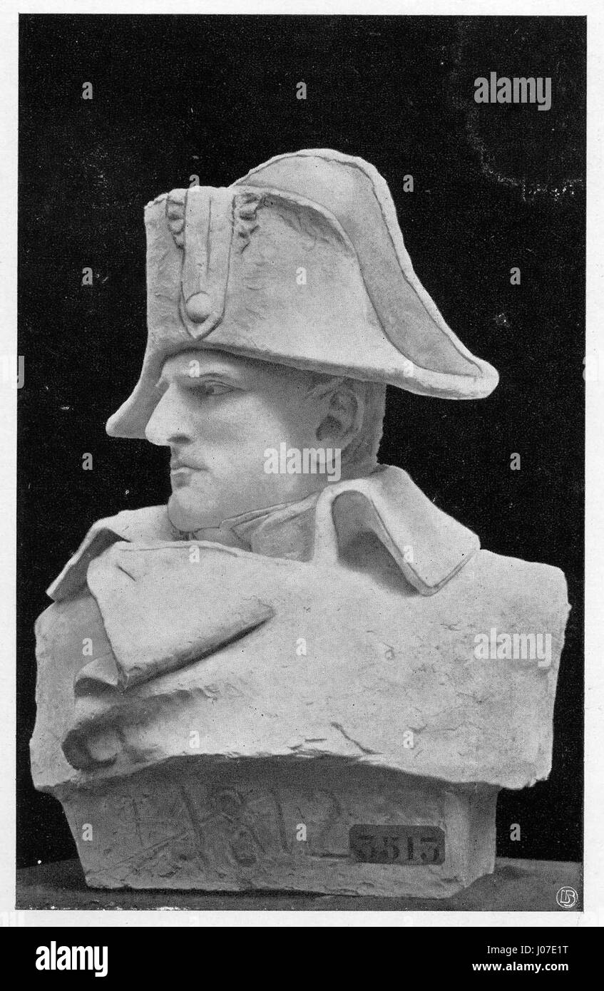 Ein Porträt von Napoleon I. aus dem Jahr 1812, das den französischen Kaiser während seiner Regierungszeit darstellt, verbunden mit den Napoleonischen Kriegen und der Invasion Russlands. Stockfoto