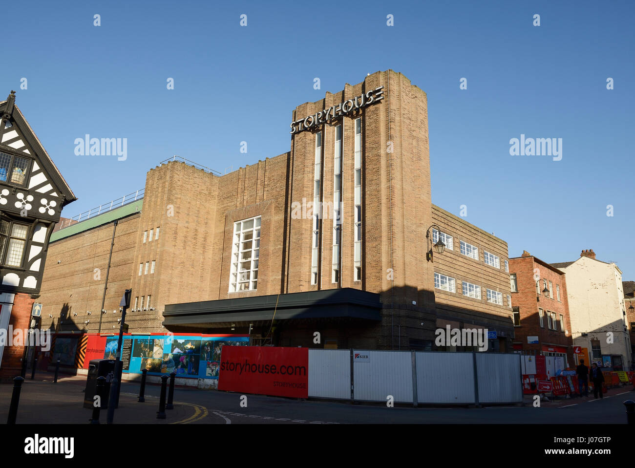 Außenseite des Storyhouse im Stadtzentrum von Chester UK Stockfoto