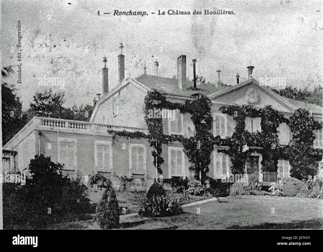 Château De La Houillère-Début XX Stockfoto