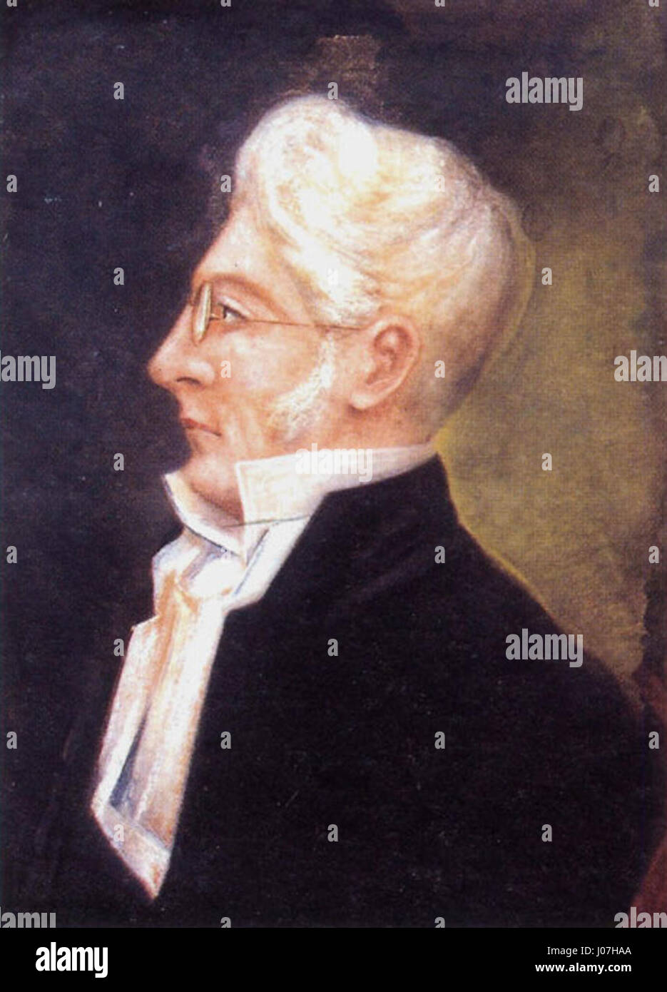 Honório Esteves - Retrato dr. Peter W. Lund, 1903 Stockfoto