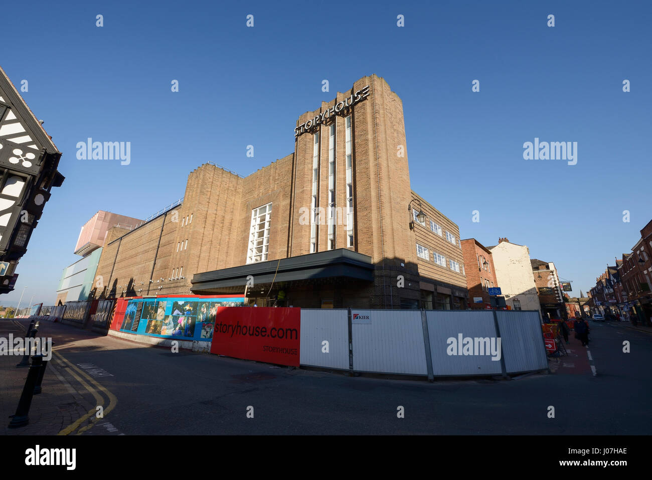 Außenseite des Storyhouse im Stadtzentrum von Chester UK Stockfoto