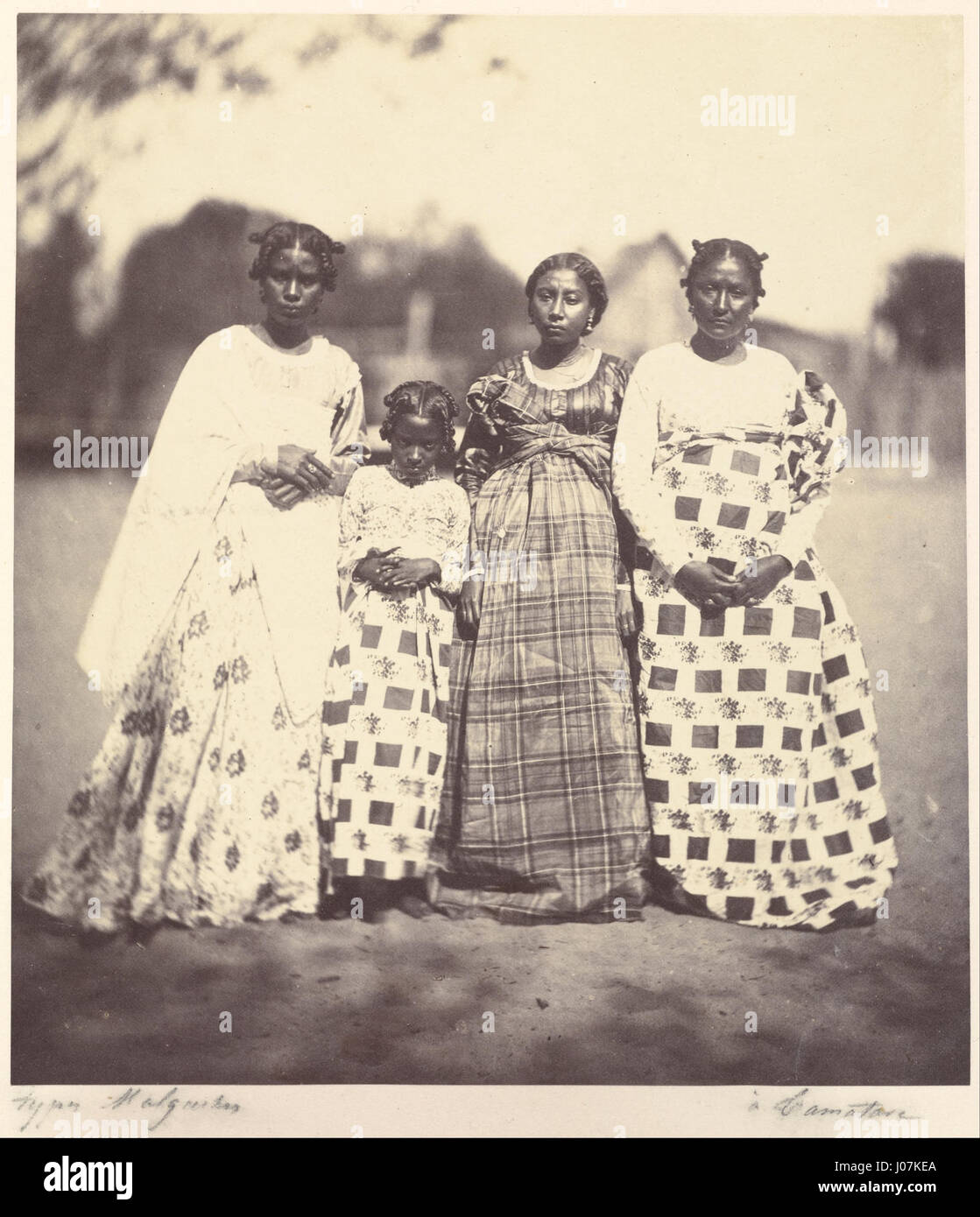 Désiré Charnay (Französisch - Frauen von Madagaskar- Stockfoto