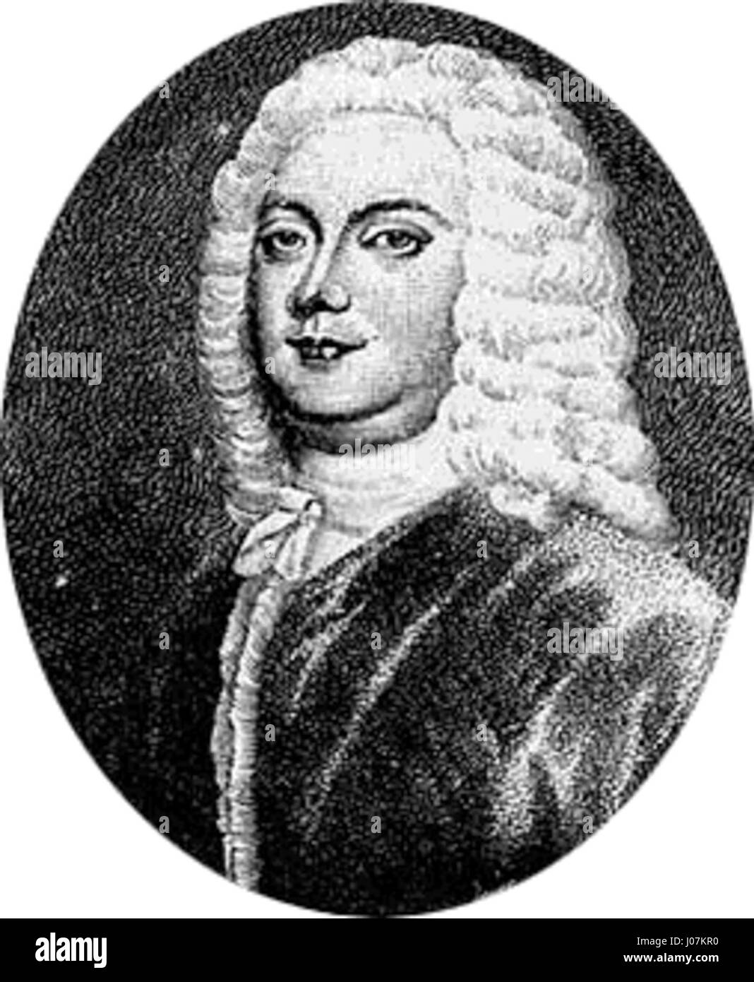 Georg Friedrich Händel war ein deutsch-englischer Komponist, der für seine Beiträge zur Barockmusik bekannt war. Zu seinen bekanntesten Werken zählen Messias und Wassermusik, die weltweit für ihre emotionale Tiefe und musikalische Komplexität gefeiert werden. Stockfoto