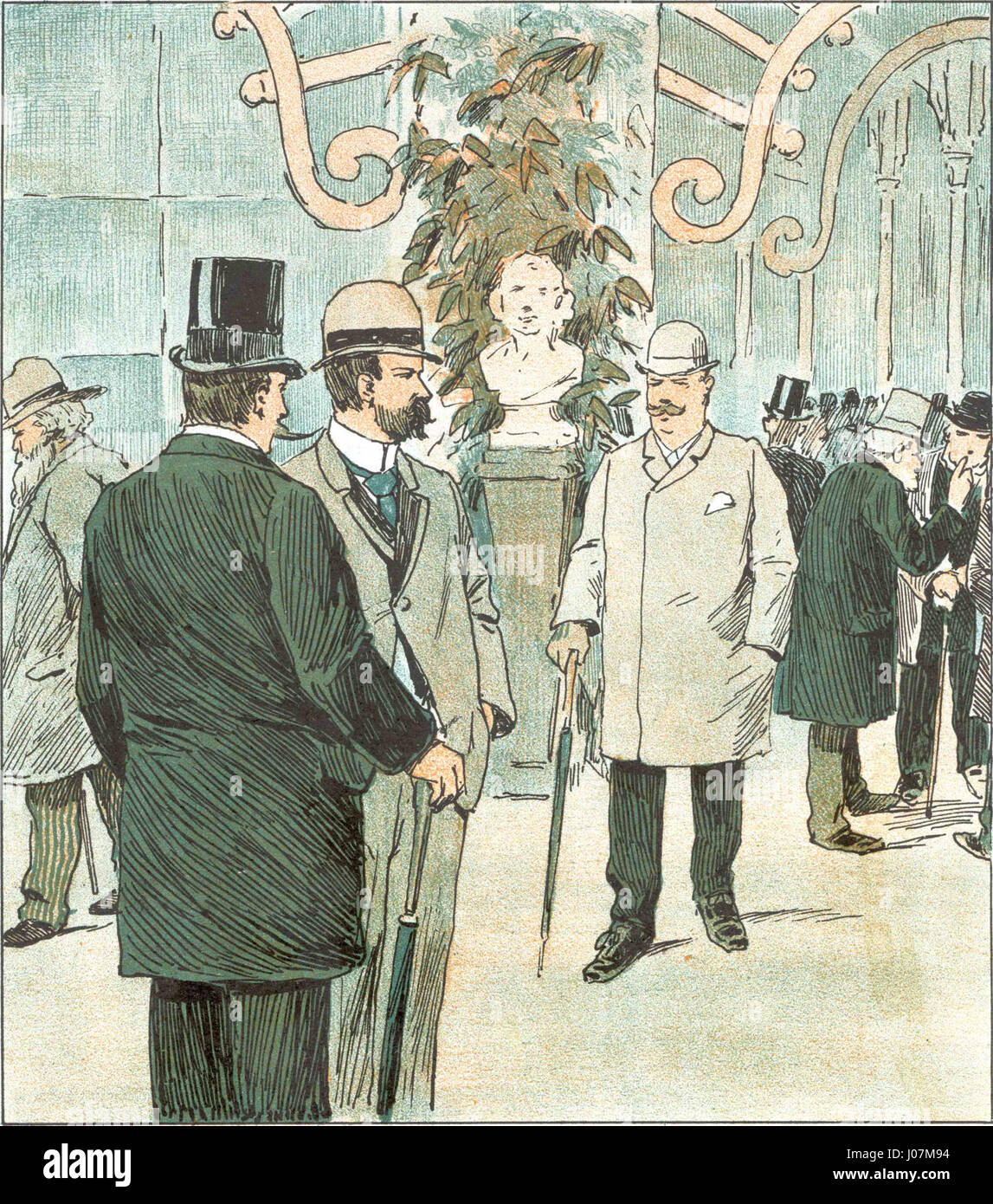 FraLandsthingsvalget i København ist eine politische Szene, die den demokratischen Prozess in Dänemark veranschaulicht und die Bürgerbeteiligung und die nationale Geschichte des frühen 20. Jahrhunderts beleuchtet. Stockfoto