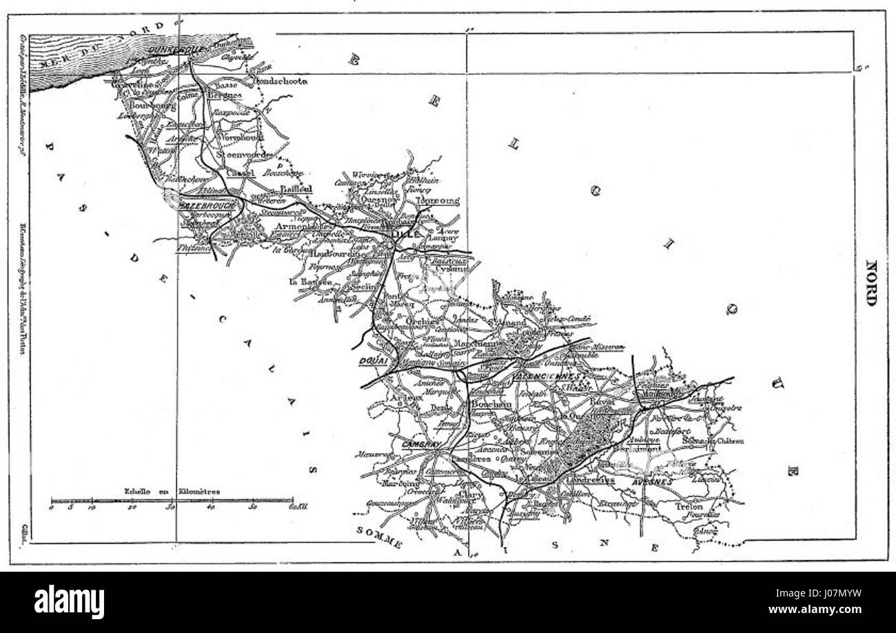 Géographie Illustrée De La France et de ses Kolonien 136 Stockfoto