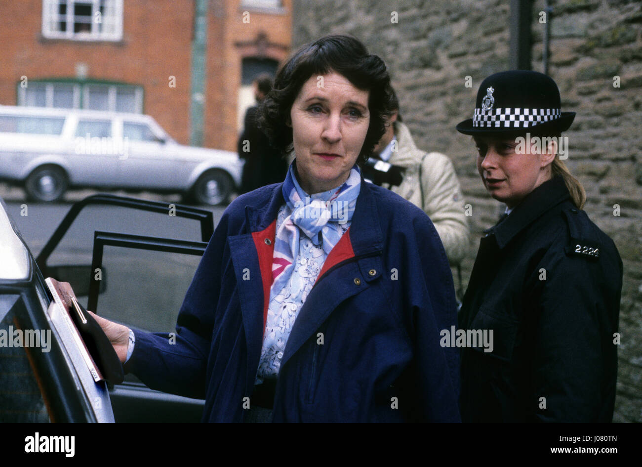 Baroness Susan De Stempel früher Susan Wilberforce erscheinen vor Gericht 1988 Stockfoto