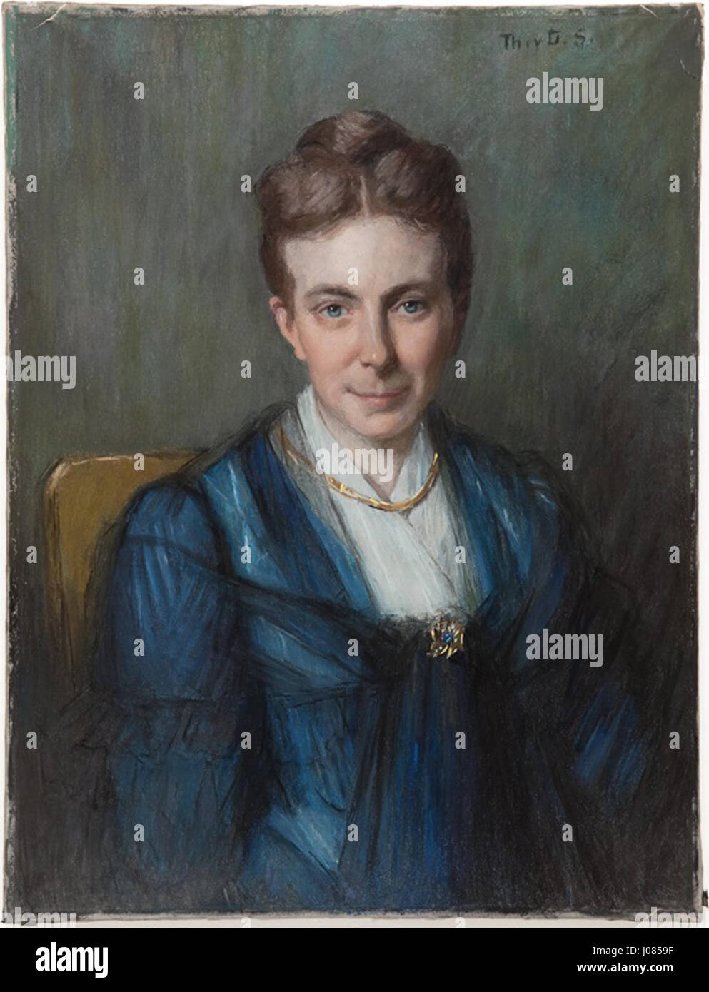 Porträt von Catharina Felicia Rosalia Cuypers (1852-1936) von Thérèse Schwartze 2342 Stockfoto