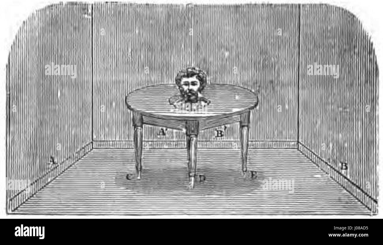 „Décapitée parlant“ (gekapituliertes Sprechen) erforscht das Thema des Verlustes und des Schweigens von Sprache durch eine kraftvolle visuelle Metapher. Die Arbeit beschäftigt sich mit der Nebeneinanderstellung von körperlicher Gewalt und menschlichem Ausdruck und schafft einen eindrucksvollen Kommentar zur menschlichen Situation. Stockfoto