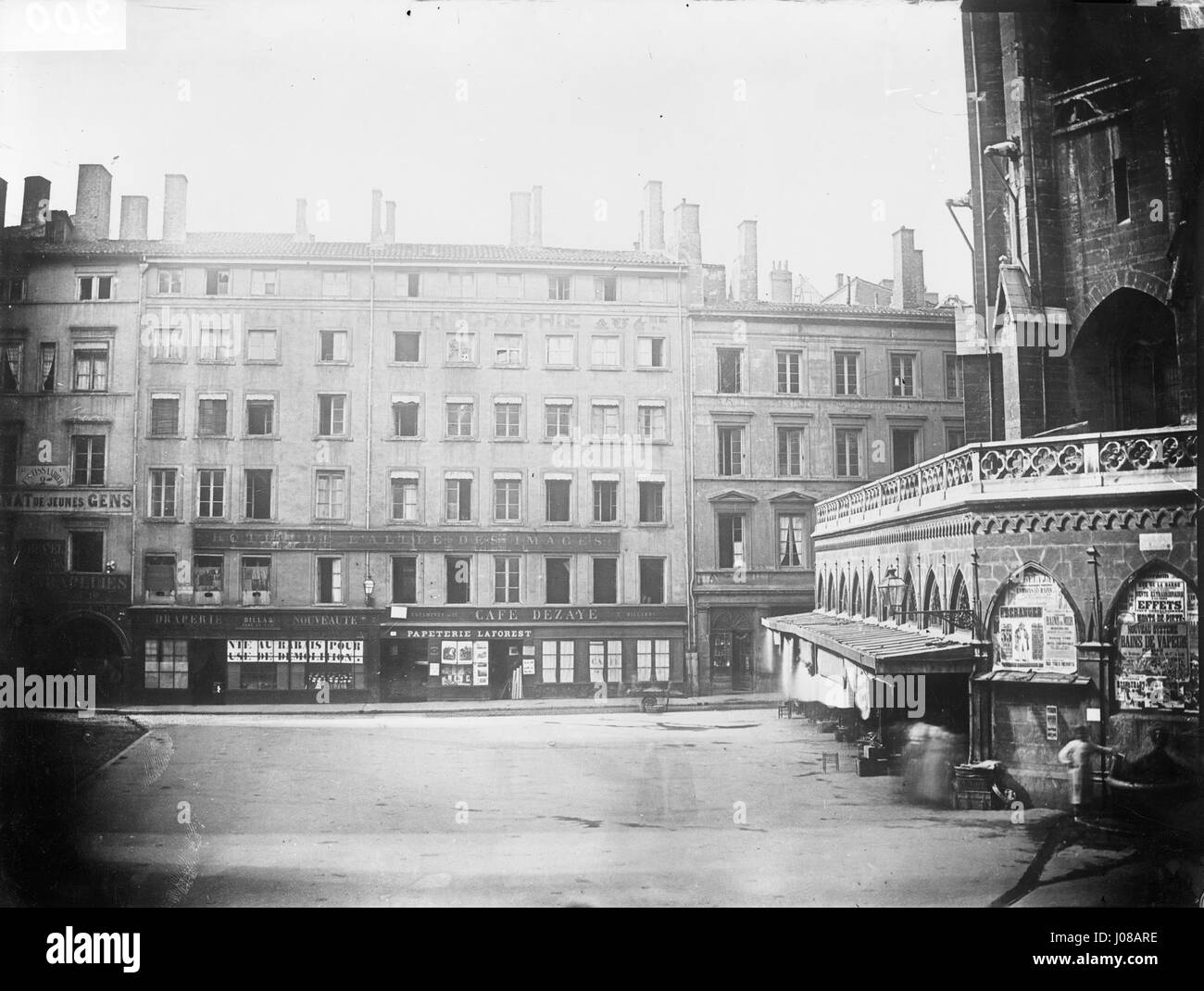 Grands Travaux Urbanisme du Second Empire; Ouverture De La rue de l'Impératrice (2) Stockfoto