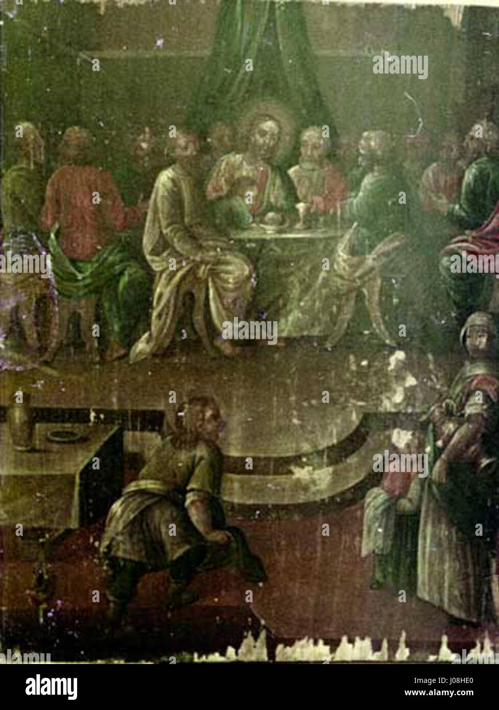 Dieses Kunstwerk zeigt den Palast von Prinz Vladimir, der seine Pracht und historische Bedeutung einfängt. Das Bild spiegelt den russischen architektonischen Stil und das königliche Erbe dieser Zeit wider. Stockfoto