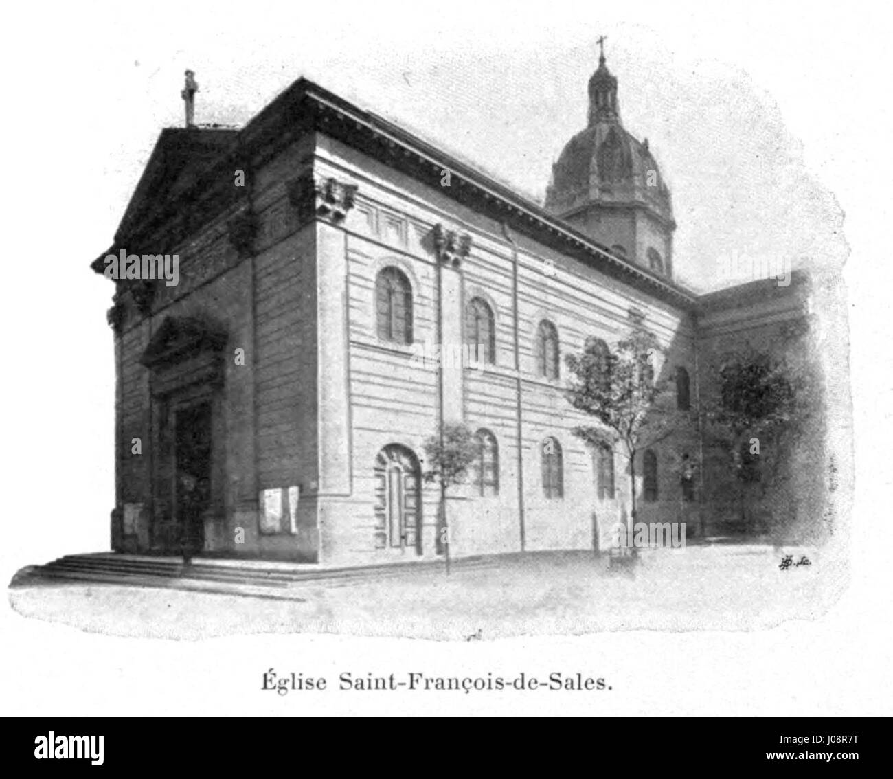 Dieses Werk von Martin aus dem Jahr 1908 mit dem Titel „Histoire des églises et Chapelles de Lyon“ befasst sich mit der Geschichte und Architektur von Kirchen und Kapellen in Lyon, Frankreich, und bietet einen detaillierten Überblick über die religiösen Strukturen in der Region. Stockfoto